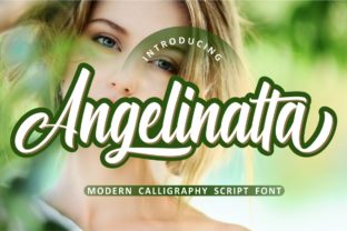 Angelinatta: Playful Handwritten Elegance