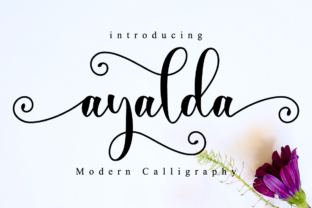 Ayalda: Elegant Handwritten Font