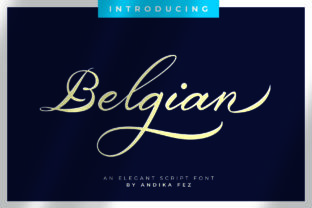 Belgian Signature: Elegant Handwritten Boldness for Real Creative Work