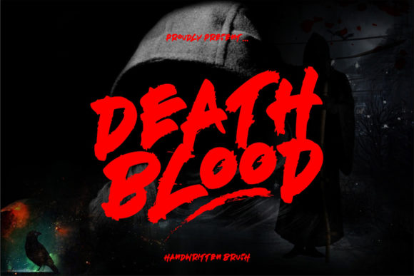 Deathblood: A Brutal Handwritten Font for Horror Design