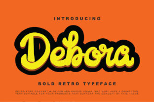 Debora: When Handwritten Boldness Meets Vintage Authenticity in Modern Design