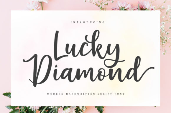 Lucky Diamond: The Handwritten Font Redefining Authenticity in Digital Design