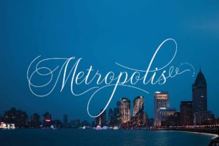 Metropolis: A Handwritten Font That Balances Boldness and Refinement