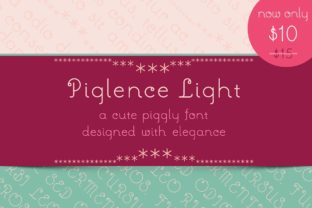 Piglence Light: A Timeless Handwritten Sans